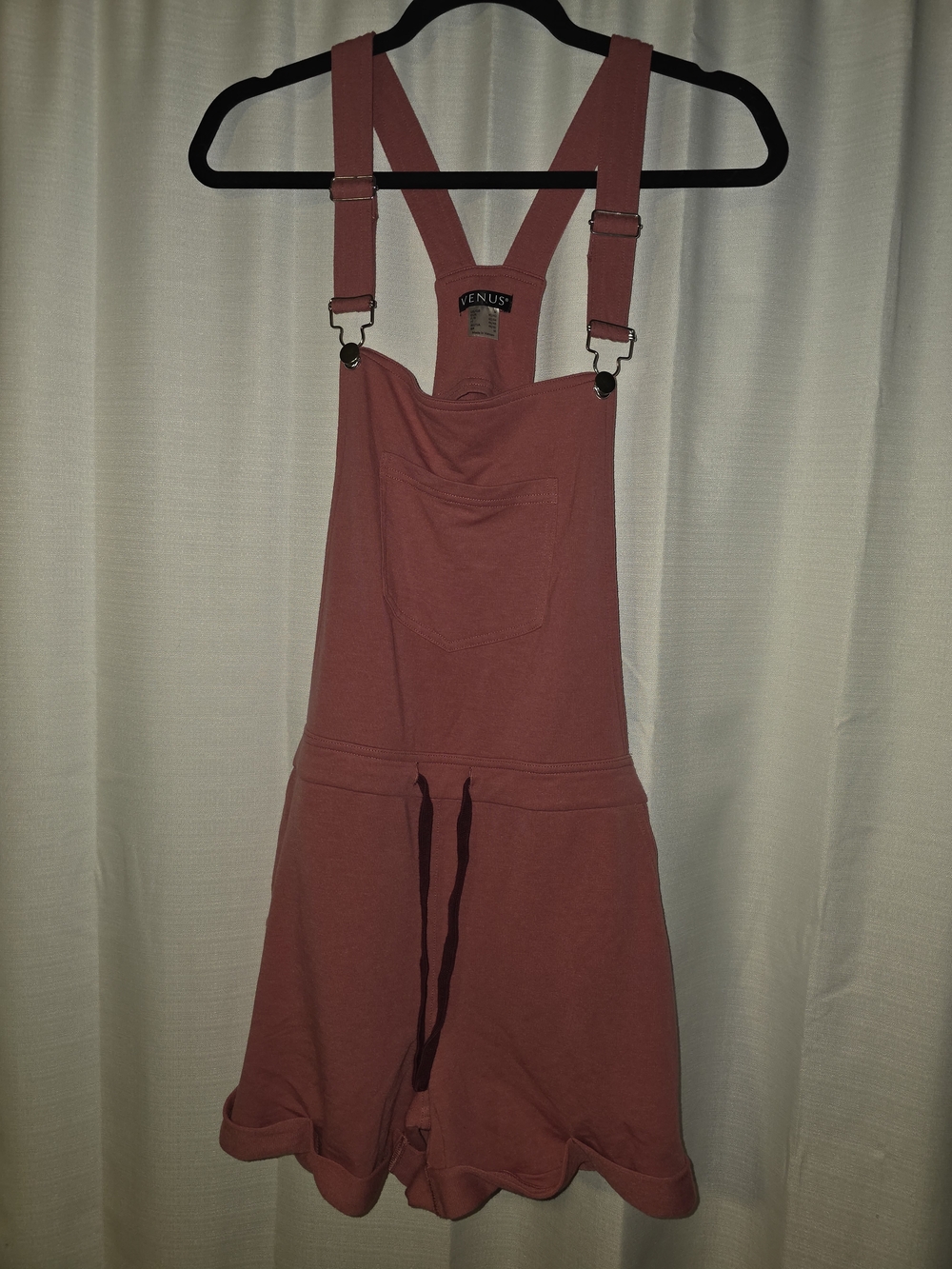 VENUS Rose-Mauve Adjustable Strap Romper
